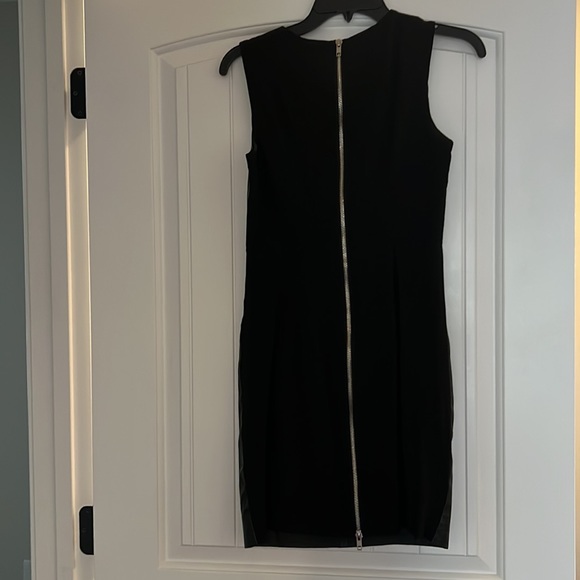 Milly black leather dress- size 2 - Picture 3 of 7